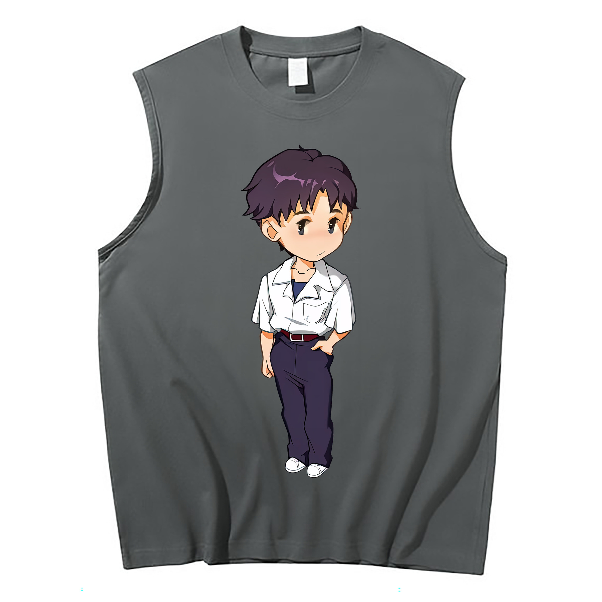 （画像用） EVA 新世紀エヴァンゲリオン コットン100％タンクトップ（フロントプリント）
